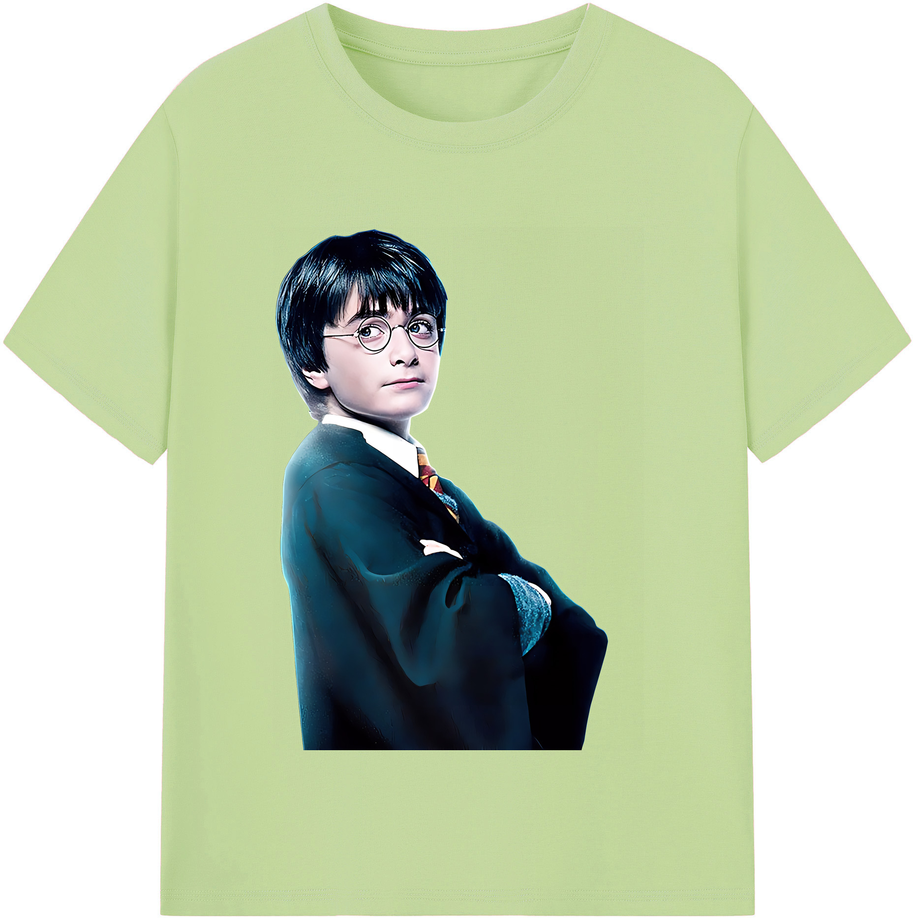 （画像用） Harry Potter ハリー・ポッターシリーズ 綿100％半袖Tシャツ（フロントプリント）
